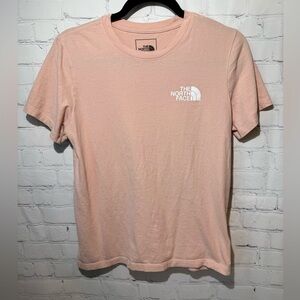 The North Face size small peach colored t-shirt